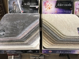 Two beautiful quality carpets soft touch and soft silky touch but both bleach cleanable.